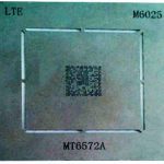 شابلون M6025 MT6572A IC CPU
