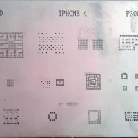 شابلون چند منظوره P3001 مناسب آی سی های برد گوشی موبایل آیفون 4