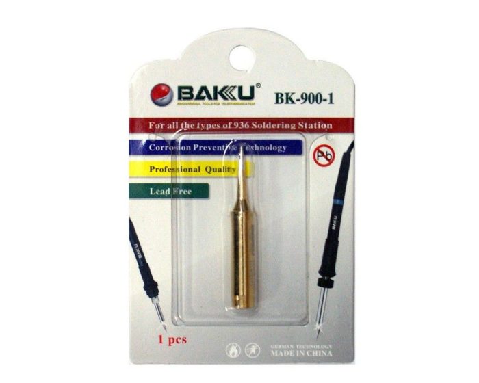 نوک هویه سر صاف طلایی BAKU BK-900