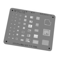 شابلون WYLIE WL-13 مناسب ریبال کردن آی سی گوشی های آیفون