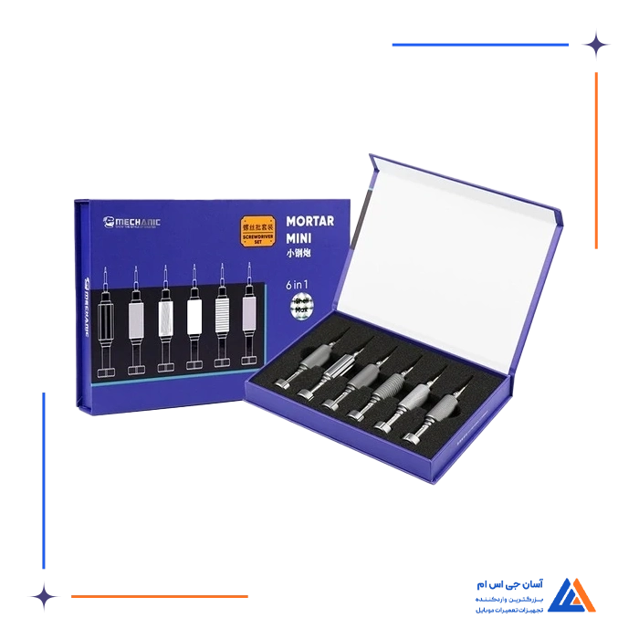 ست پیچ گوشتی MECHANIC MORTAR MINI 6IN1