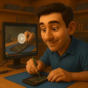 چرا بعضی از تعمیرکارهای موبایل همیشه کارشون تمیزتره؟