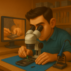 چرا بعضی از تعمیرکارهای موبایل همیشه کارشون تمیزتره؟